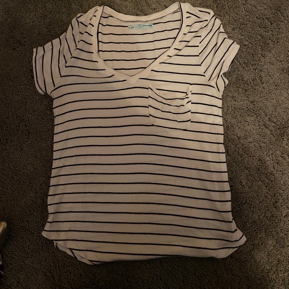 Striped Maurice’s V-Neck. Size medium.